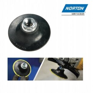 Norton Speedlok padas 75xM14 guminis (roloc padas) MEDIUM (kampiniui šlifuokliui)